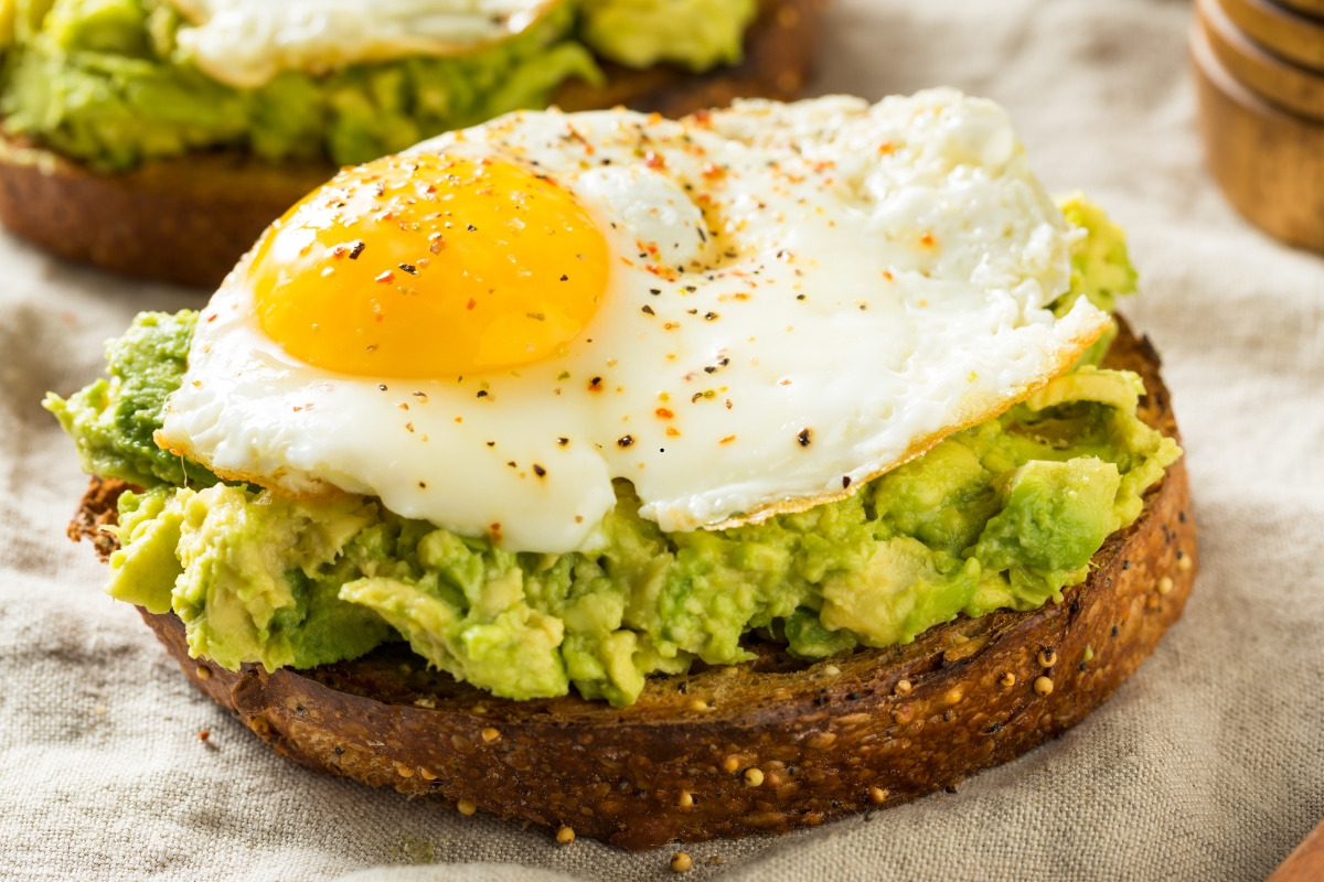 Filling healthy breakfast for busy moms