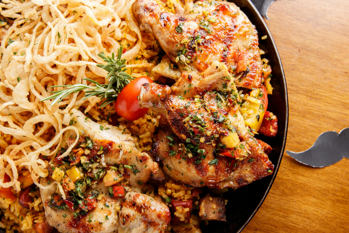 Creamy pasta skillet