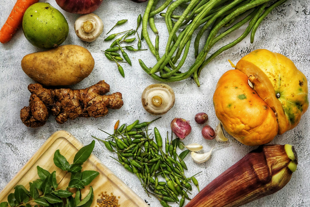 ingredients for sheet pan chicken and vegetables