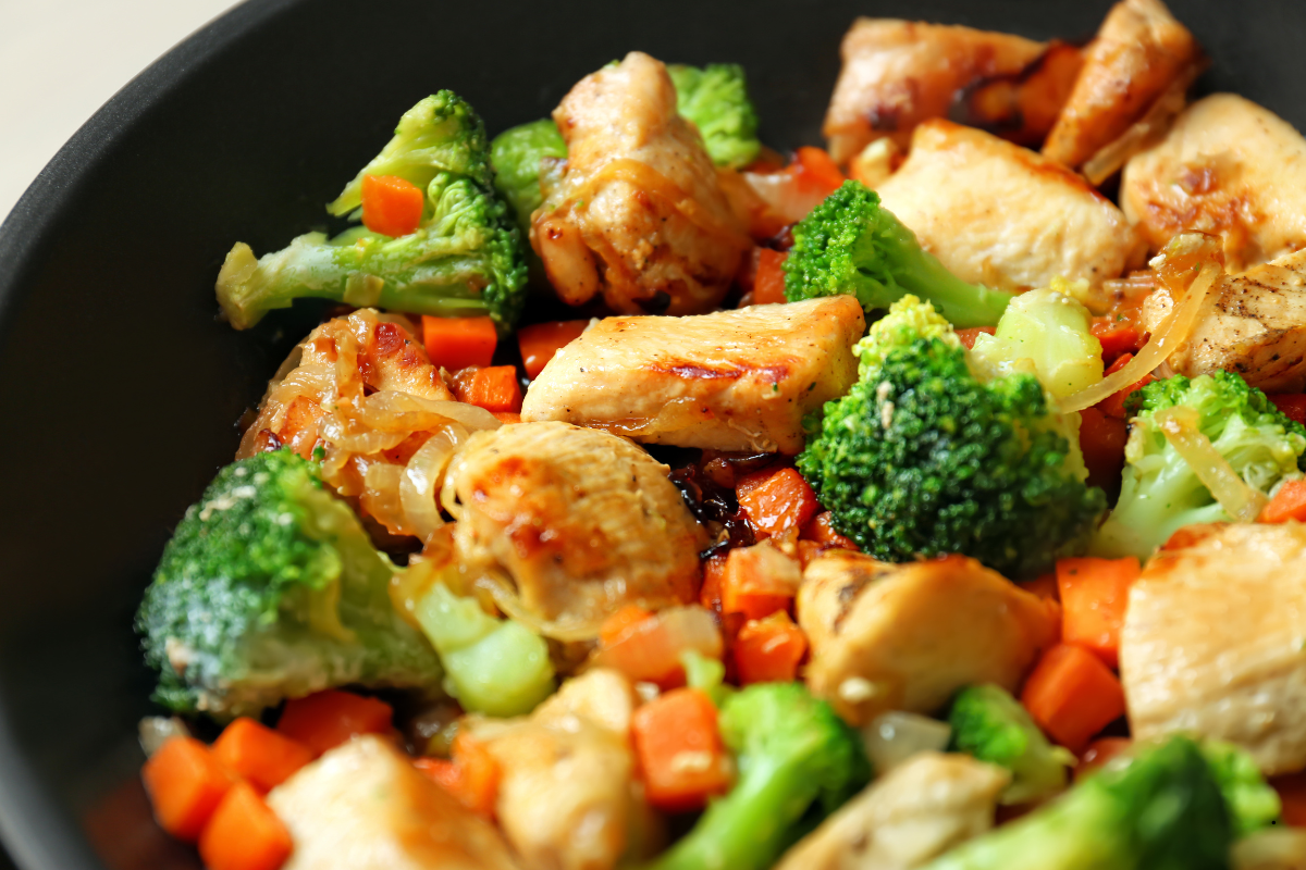 Quick chicken stir fry dinner recipe