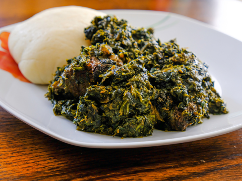 Authentic Afang Soup Recipe with Fufu