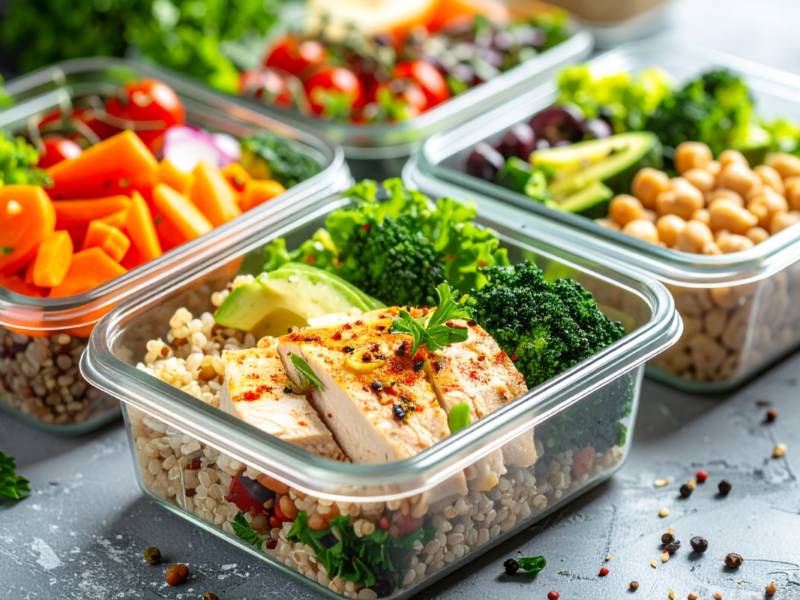 Cheap meal prep recipes for the week in meal prep containers