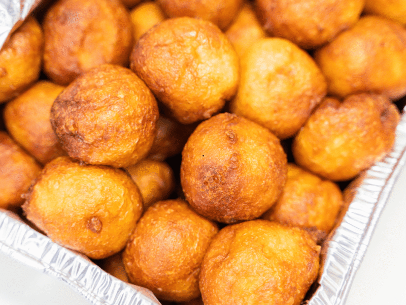 Easy Puff Puff Recipe with Few Ingredients served warm on a plate