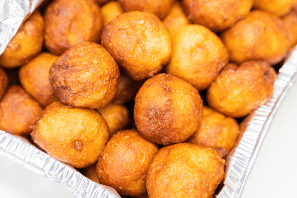 Easy Puff Puff Recipe with Few Ingredients served warm on a plate