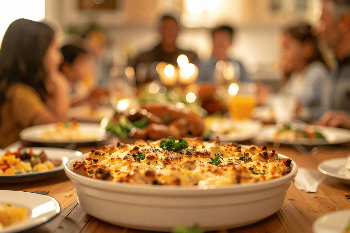 Family enjoying easy homemade lasagna recipe for beginners