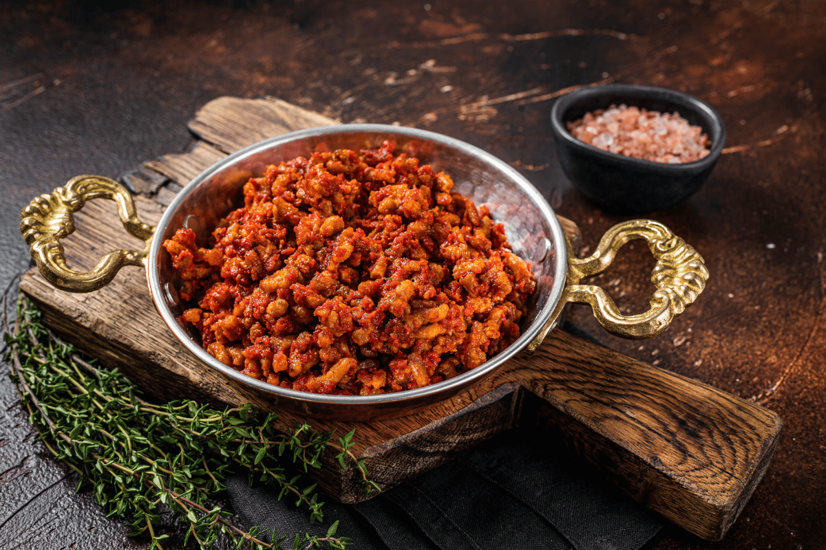 Homemade meat sauce for easy lasagna recipe