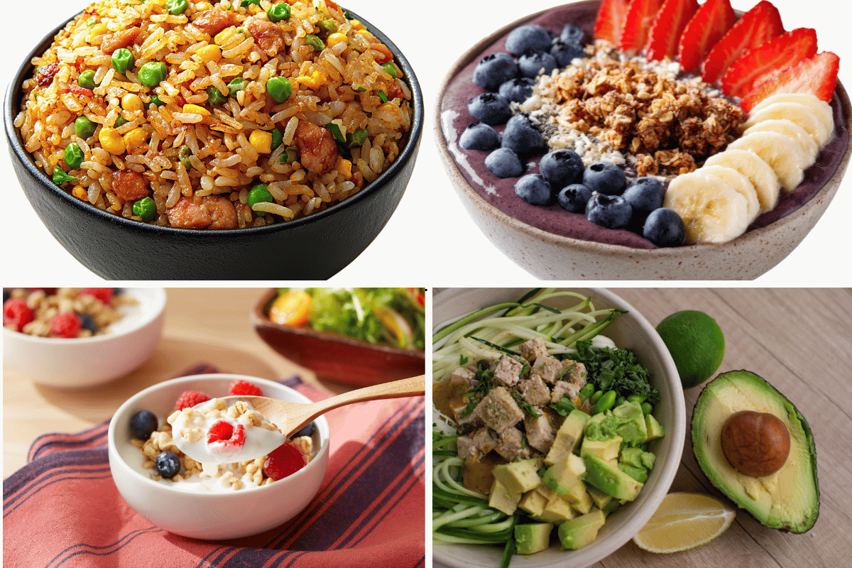 Healthy lunch bowl ideas for adults