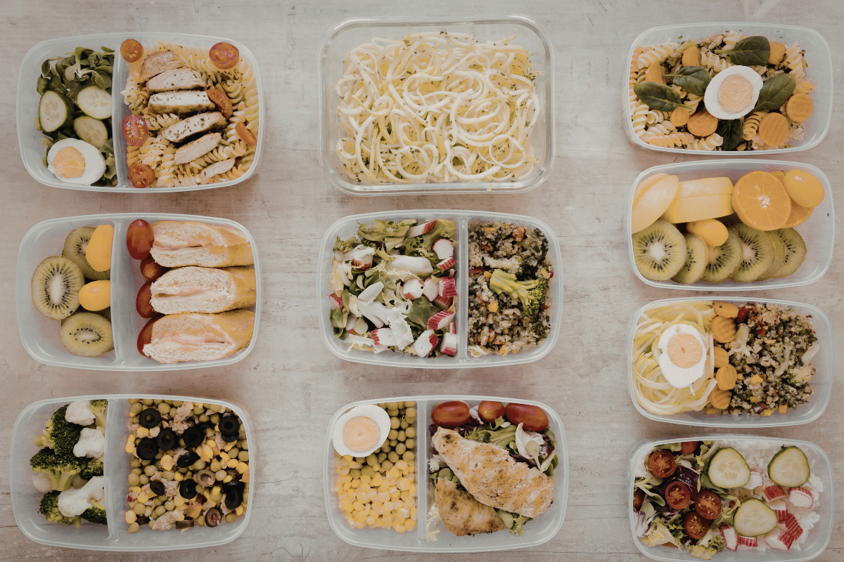 meal prep pasta containers for busy weeknights