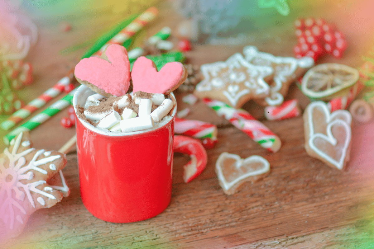 Classic gingerbread cookies served on a Christmas dessert table