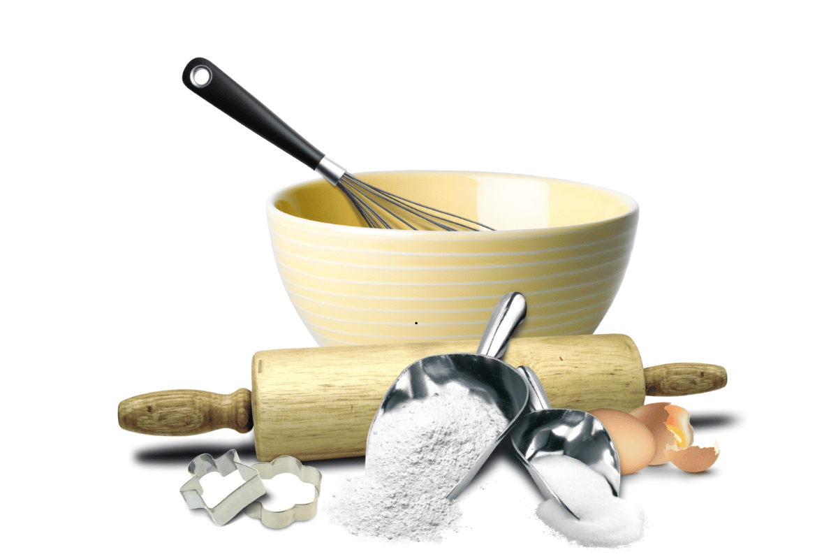 Basic kitchen tools for baking homemade bread