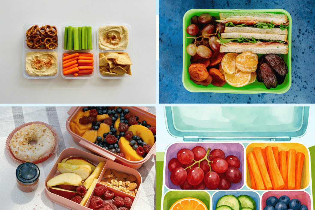 Weekly school lunch plan for kids