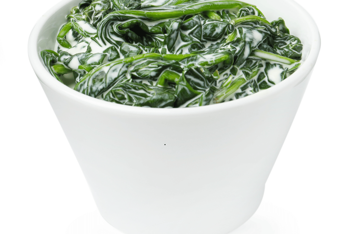 Creamed spinach easy Thanksgiving vegetable side dish