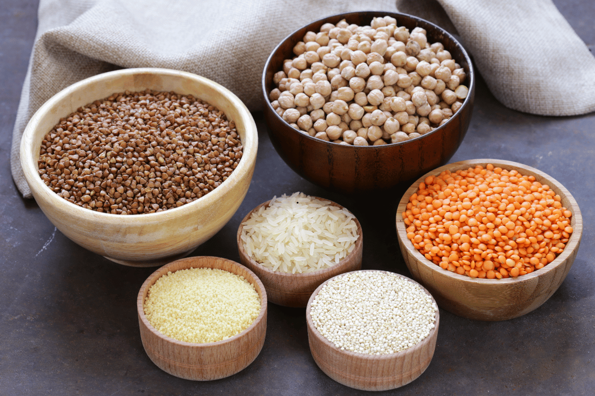 fiber rich foods for easy lunch ideas including beans lentils vegetables and whole grains